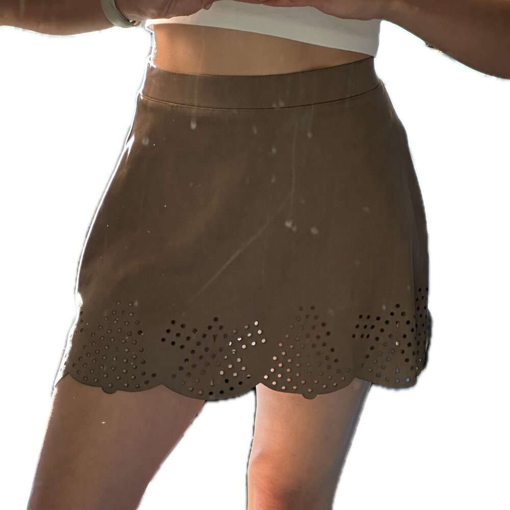 Lizzie Faux Suede Mini Skirt